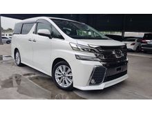 2016 Toyota Vellfire 2.5 ZA JBL Sound System 17 Speaker Home Theatre 4 Camera 360 View Pre Crash 7 Seater Unregister for sale