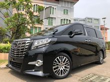 2015 Toyota Alphard 2.5 G S C Package Van Wagon Black Km20rb Pilot Seat PBD TDP.225JT