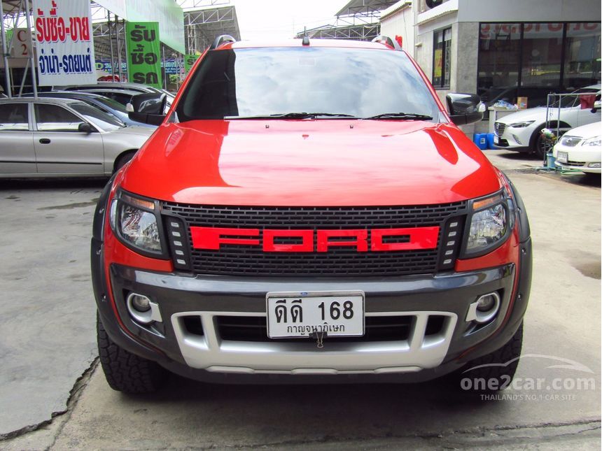 Ford Ranger 2013 OPEN CAB (ปี 12-15) WildTrak 2.2 เกียร์ธรรมดา สีส้ม ...
