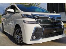 2016 Toyota Vellfire 2.5 Z G Edition MPV