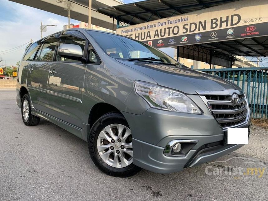 Used Toyota Innova 20 A G Mpv Bodykit New Facelift High Spec Prices Waa2