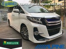 3 YRS WRTY 2016 Toyota Alphard 2.5 SC MODELISTA / ALPINE