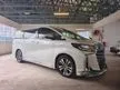 Recon 2019 Toyota Alphard 2.5 G SC MPV 3LED SUNROOF ALPINE TWETER LOW MILEAGE UNREG
