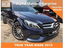 2015 TRUE YEAR Mercedes-Benz C200 2.0 (A) FACELIFT NICE NUMBER UNDER WARRANTY PROMOTION