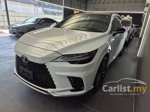 2023 Lexus RX 350 2.4 F Sport/TURBO/PANROOF/RED INTERIOR SEAT/GRD4.5/22K KM MILEAGE/HUD/DIM/BSM/360CAMERA/UNREG23