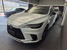 2023 Lexus RX 350 2.4 F Sport/TURBO/PANROOF/RED INTERIOR SEAT/GRD4.5/22K KM MILEAGE/HUD/DIM/BSM/360CAMERA/UNREG23