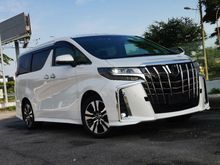 2019 Toyota Alphard 2.5 G S C SC SUNROOF DIM BSM PILOT SEAT