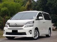 2010 TOYOTA VELLFIRE 2.4 VVTi (A) Z platinum, New facelift ,7 seater 2 X power door, Rear power boot,Coll Box ,Sunroof & moon roof ,super High spec!