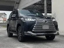 BLACK INTERIOR 2024 Lexus LX 600 3.4 F Sport MARK LEVINSON FULL SPEC
