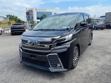 UNREG 2017 Toyota Vellfire 2.5 Z G Edition MPV ZG ALPINE