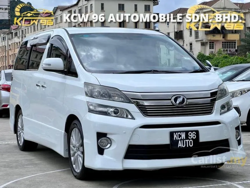 2013 Toyota Vellfire ZG MPV