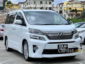 2013 Toyota Vellfire 2.4 ZG MPV