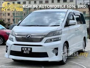 2013 Toyota Vellfire 2.4 ZG MPV