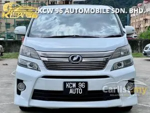2013 Toyota Vellfire 2.4 ZG MPV