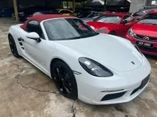 2024 Porsche 718 2.0 Boxster Convertible Grade 5A 1K KM Keyless Red Interior
