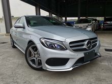 2016 Mercedes-Benz C200 2.0 AMG SILVER FULL LEATHER UNREG