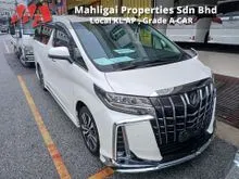 2022 Toyota Alphard 2.5 G S C Package, Twin Moon Roof, 1 Back Camera, Modelista Body Kit, Japan Grade 5A, Original Mileage 14,000 km only