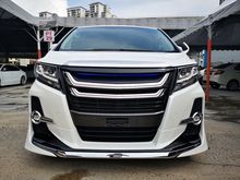 2015 Toyota Alphard 2.5 SC,Full LOAN,Modellista bodykit,Nego Until DEAL