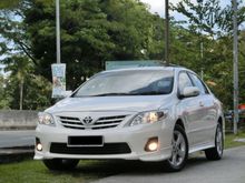 2013 Toyota Corolla Altis 1.8 E Sedan / LEATHER SEAT / LOW OIL CONSUMPTION / LOW MILEAGE / HIGH LOAN VALUE / EASY APPROVAL