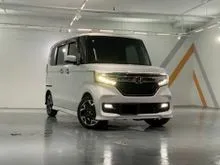 2019 Honda N-Box 0.7 Turbo Custom GL Micro car (A) Max Loan / Paddle Swift/ 2 Power Door / Service On Time