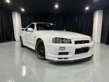 1999 Nissan Skyline GT-R R34 V-Spec Stock White Original Condition