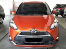 Toyota Sienta V 1.5 MT ( Manual ) Tahun 2016 Orange Km 45 Rb
