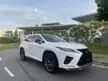 Recon 2019 Lexus RX300 2.0 F Sport Facelift,Red Interior,Panoramic Roof,Surround Camera,HUD,BSM