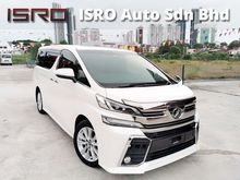 2015 Toyota Vellfire 2.5 Z A Edition MPV -ALPINE PLAYER
-ALPINE MONTITOR
-7 SEATER
-SUNROOF
2 POWER DOOR
- PRE CRASH