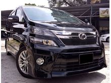 2013/15 Toyota Vellfire 2.4 Z Golden Eyes PWR BOOTH,.SROOF.EXCELLENT IN CONDITION CHEAPEST IN TOWN