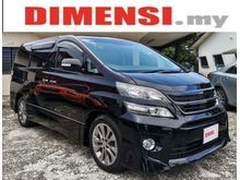 2011 Toyota Vellfire 2.4 Z Platinum MPV (A) 2 POWER DOOR & AUTO TAILGATE / 7 SEATERS