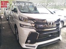 2017 Toyota Vellfire 2.5 Golden Eyes 2 SPEC 360 SURROUND CAMERA POWER BOOT 2 POWER DOOR ALCANTARA 7 SEATER BI XENON HEADLAMPS AUTO CRUISE