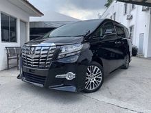 2017 Toyota Alphard 2.5 SC Package MPV**PREMUM WARRANTY**SHOWROOM CONDITION**HIGH TRADE-IN**