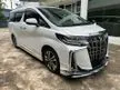 Recon 2021 Toyota Alphard 2.5 G S C Package SC MPV DIM BSM SUNROOF JAPAN MODELLISTA KIT 3BA PLAYER