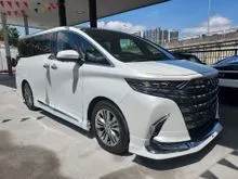 2024 Toyota Alphard 2.5 FACELIFT/MODELISTA BODYKIT/Wireless Charger/360 CAM/DIM/BSM/UNREG
