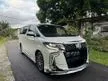 Used 2018 Toyota Alphard 2.5 G X MPV Facelift New Bodykit Modellista Full Service Records 8 Seater Transformer
