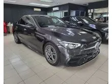 2023 Mercedes-Benz C200 1.5 Avantgarde AMG ISG Sedan Full Spec ,2 Memory seat, Panaromic Sunroof, Power Boot, HUD, 360 Camera, Burmester system, UNREG