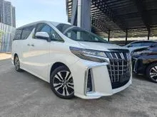 2021 Toyota Alphard 2.5 SC Grade 4.5A JBL Sound System 4Cam360View PCS LTA BSM DIM Display Audio Pilot Seat Leather Power Boot Unregister