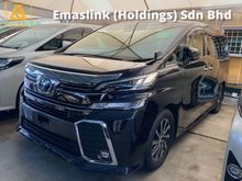 2015 Toyota Vellfire 2.5 ZG surround camera power boot push start 2 power doors keyless entry pilot seat precrash high spec unregistered