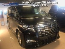 2015 Toyota Alphard 2.5 SA - Unreg - 0% GST - Toyota JBL Premium Sound System - 17 Speaker - 360 Camera - Dual Power Door - 7 Seater - No Hidden Info
