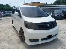 2005/2010 CASH ON THE ROAD Toyota Alphard 2.4 (A) ALCANTARA 2 POWER DOOR 1 OWNER