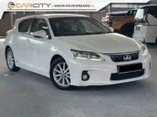 2014 Lexus CT 200h 1.8 Hatchback WARRANTY LED DAYLIGHTS KEYLESS ENTRY PUSH START LEATHER SEAT LOW MILEAGE TIPTOP CONDITION
