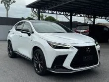 2022 Lexus NX350 2.4 F-SPORT - GRADE 5A / 4K KM ONLY / FULL BLACK LEATHER / PANROOF / HUD / DIM / 4 CAM / 8 YEARS WARRANTY