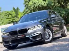 2018 BMW 318i 1.5 TURBO FACELIFT FULL BLACK LEATHER SEAT MEMORY AND ELECTRIC SEAT PUSH START LCI HEADLAMP CONVERT M3 FULL BODYKIT TIP TOP CONDITION