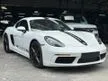 Recon 2018 Porsche 718 2.0 Cayman Coupe / Free full tank / Free tinted / Free polish / Basic service - Cars for sale