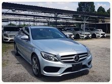2015 (UNREG) Mercedes-Benz C200 2.0 AMG Sport**HEAD UP DISPLAY**POWER BOOT**JAPAN FULL SPEC**CLEARANCE OFFER