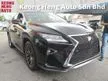 Recon Year Made 2019 Lexus RX300 2.0 F SPORT Unreg Genuine Mileage 18k km Panoramic Roof 3 LED ((( FREE 2 YEARS WARRANTY )))