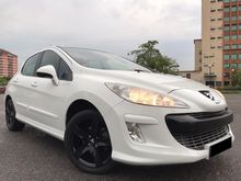 2010 Peugeot 308 1.6 Hatchback (A) TURBO / SPORT MODE AND ECO MODE / SUNROOF / SEMI BUCKET SEAT / AUTO HEADLAMP / AUTO WIPER