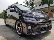 2012 Toyota Vellfire 3.5 Z G Edition Purple Recond
