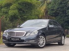 REG 2013 MERCEDES-BENZ E200 CGi (A)W212 Local 7G-Tronic CGi BlueEFCY Elegance High Spec, CKD Brand New By MERCEDES MALAYSIA. Super Low Mileage 78K Km.