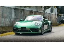 TNT DYNAMITE BLUE WRAPPED IN SONOMA GREEN PRE OWNED 2020/2024 PORSCHE CARRERA S 992.1 COUPE UK BEST VERSION OF ITS NEW